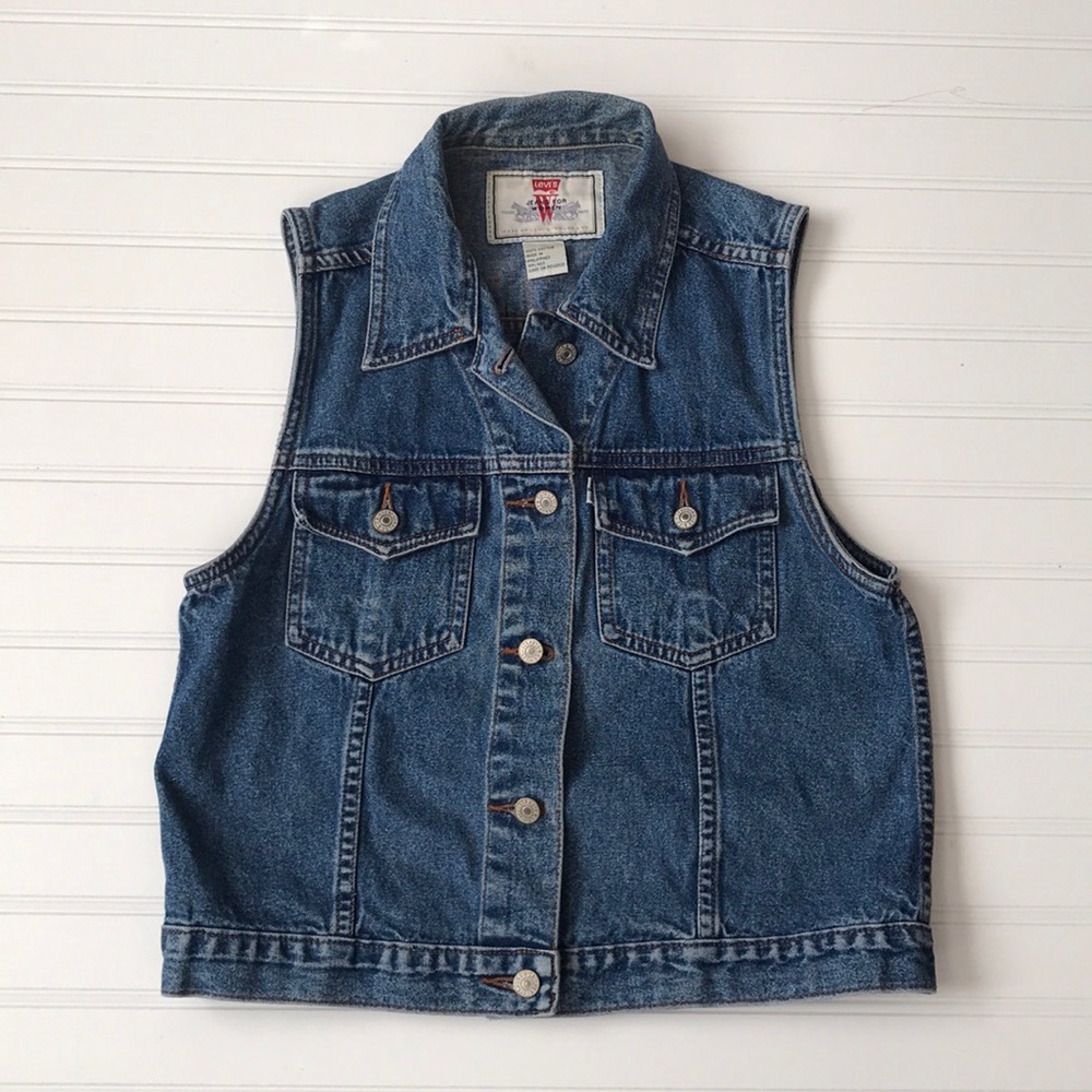 LEVIS sleeveless denim vest